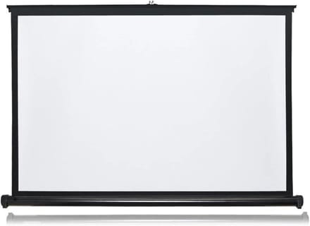 Projectiescherm Tafelmodel - Mini Projector Display - Presentaties Geven - Perfect Vlak Scherm - 50 Inch - Zwart