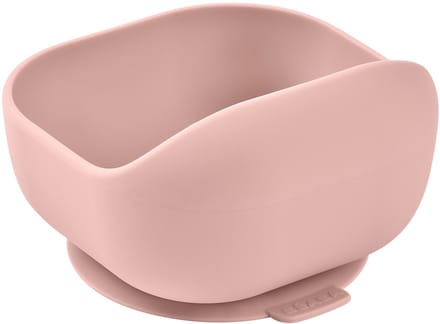 Béaba Siliconen Kom met Zuignap - Voor Baby's / Kinderen - Antislip - BPA-vrij - Roze