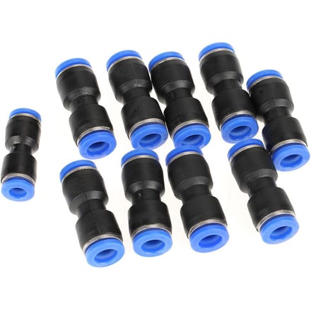 30 stuks Snelkoppeling Rechte Push Connectors Luchtleiding Fittings voor 14 516 38 Buis