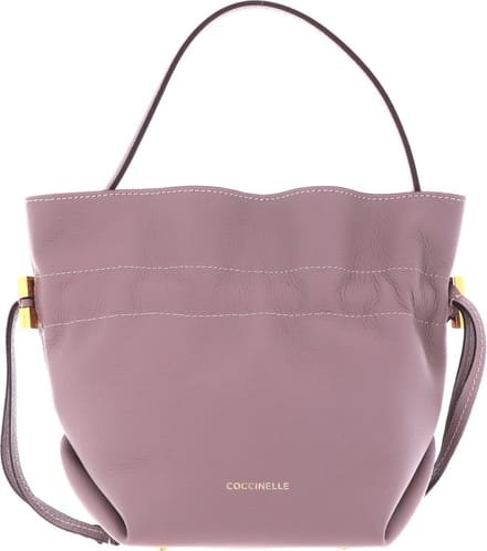 COCCINELLE Leren Handtas Schoudertas Romance Handbag Anemone / Anemone Oud roze