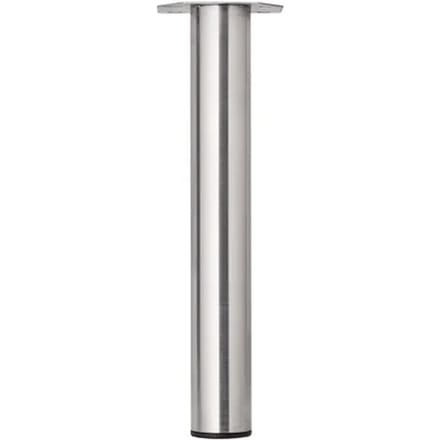Duraline Meubelpoot Rond Staal 6x42cm Geborsteld Nikkel