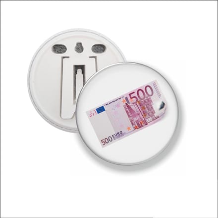 Button Met Clip - 500 euro