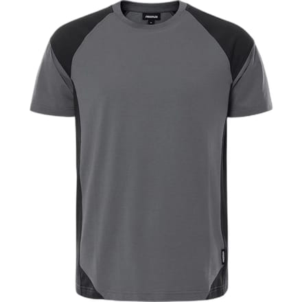 Fristads Heavy T-shirt 7046 GTM - Grijs/Zwart - S