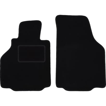 Zwarte veloursmatten voor: Porsche Boxster (type 986) coupé, cabrio (1997-2004)