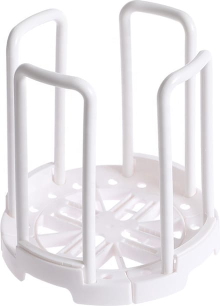 Keukenkast Organizer - Keuken Accessoires - Keukenrek - Afdruiprek - Uitschuifbaar - Wit