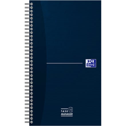 Oxford To do planner - 115 vel - dubbel spiraal - blauw