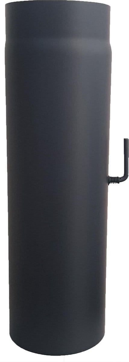 Nedco BV Zwart staal 2 mm 150 mm pijp 50 cm + klep