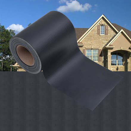 vidaXL - Tuin - Privacy - Schermen - 70 - x - 0,19 - m - PVC - Donkergrijs