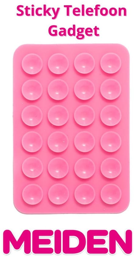MEIDEN Sticky Telefoon Gadget - MEIDEN - roze sticky gadget