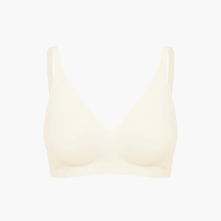 cfab - Comfortabele push-up bh - Ecru - M - BH Zonder Beugel Voorgevormd - Ondergoed - Naadlos