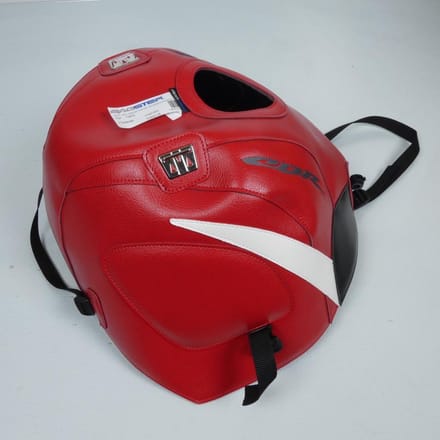 bagster tankmat voor motor honda cbr 600 s 1999 1382e rood wit tip