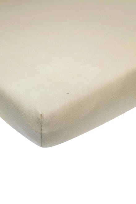 Meyco Baby Uni hoeslaken wieg - sand - 40x80/90cm