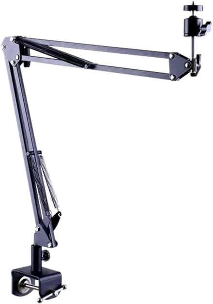 Beamer Muurbeugel - Projector Houder - Thuis Kantoor - Vouwbaar Universeel - 10-60mm Klem - Rood
