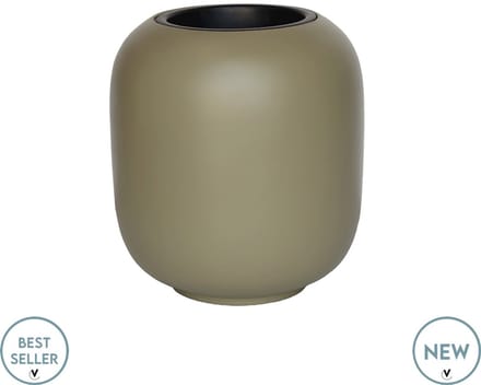 Pot Lampang pebble grey Ø33 x H36,5 cm Vase the World