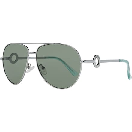 GUESS - GF0364 - Zonnebril - Unisex - Grijs - Groene lens