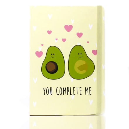 A5 Notitieboekje - Crazy Avocado - You Complete Me
