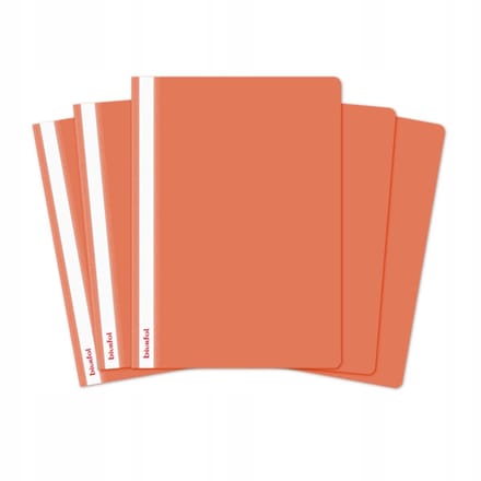 Merkloos PP A4 Snelhechter - Zacht, 5 Stuks, Oranje