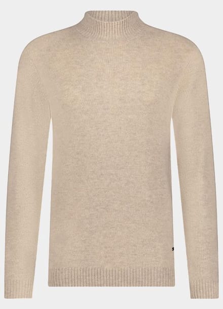 Born With Appetite Coltrui Beige Gregg Pull Mockneck BWA25305GR45/180 light beige