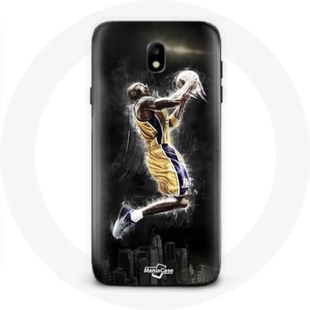 Coque - Samsung - Galaxy J7 2017 - Kobe Bryant 24 - Souple - Noir - Sportif