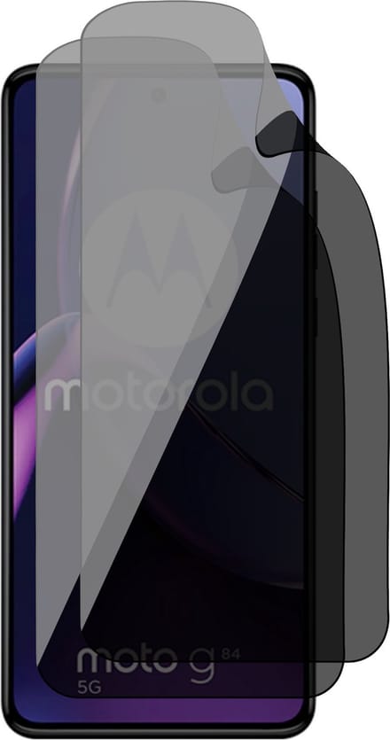 Privacy Screenprotector geschikt voor Motorola Moto G84 - 2x FlexGuard Screen Protector