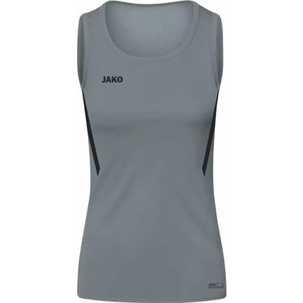 Jako Challenge Tanktop Kinderen - Steengrijs / Zwart | Maat: 152