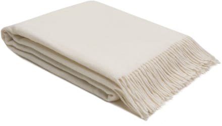 WOOOL Plaid - Zelandia (Creme) - 140x200cm - 100% Wol