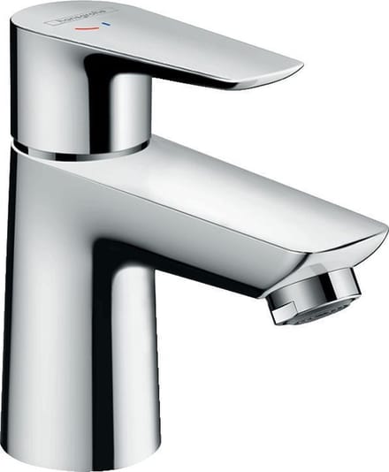 hansgrohe Talis E - Wastafelmengkraan - Ééngreeps bediening - CoolStart energiebesparend - Zonder waste - 80mm maat - Chroom