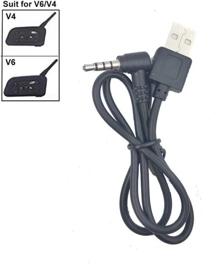 Motorfiets Intercom Accessoires - USB Oplaadkabel voor Bluetooth Intercom