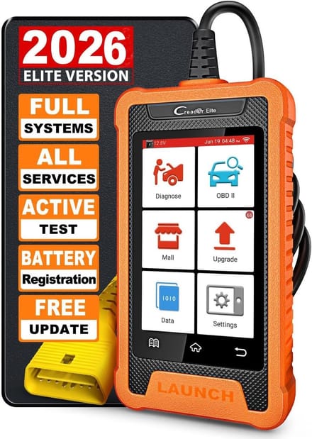 Auto Diagnose Apparaat - OBD2 Scanner - Systeem Analyse - 31+ Reset Functies - 27x21x5 cm