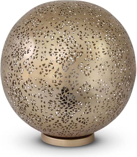 Safaary - Marokkaanse Tafellamp Goud Almedina Ø 30 x 30cm