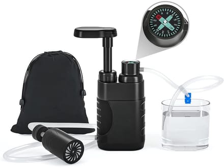 MMP® Waterfilter noodpakket - Waterfilter - Zwart - 21cm x 13cm x 6cm