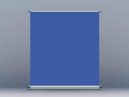 Reclame Display - Roller Banner - Evenement Presentatie - Hoge Printkwaliteit - 200 x 200 cm - Blauw