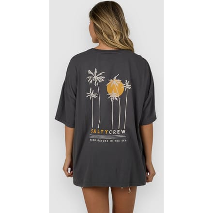 Salty Crew Palm Set Cover Up T-Shirt grijs