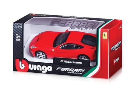 BBURAGO Ferrary R&P 1:43 Voorgemonteerd Supersportwagen miniatuur