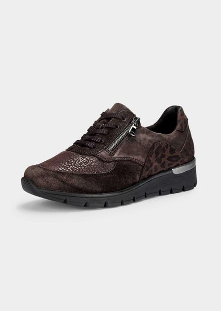 Sneakers met loopzool met luchtkussentjes - bruin - Gr. 6 van Goldner Fashion