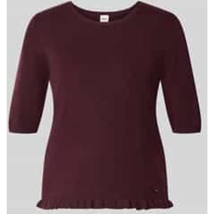 Regular fit pullover van mix van scheerwol en kasjmier model 'NINA'