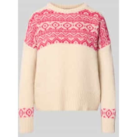 Gebreide pullover met katoen-aandeel model 'Nordic'