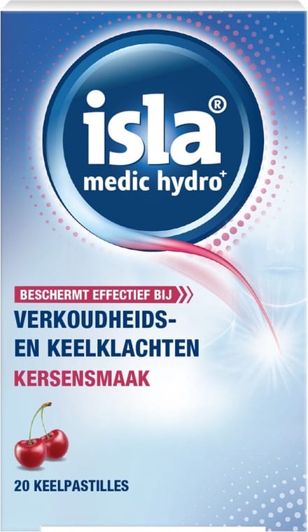 Isla Medic hydro+ kersen 20 Pastilles