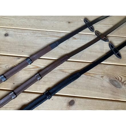 Riemen voor paard rubber met stoppers Jump'In One 1/2