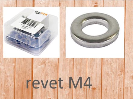 Sluitring Bofix M4 verzinkt (250 stuks)