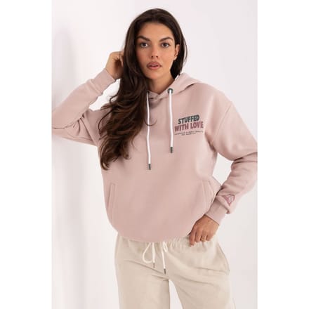 Playful Bear Hoodie - Altrosa / M
