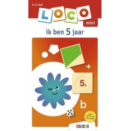 Loco mini ik ben 5 jaar Educatieve boeken (spelletjes en raadsels)