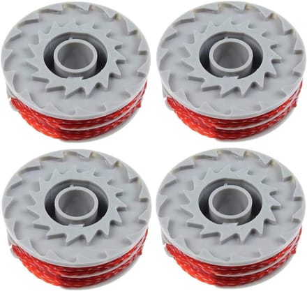 Trimmer Spool Set - Grasmaaier Spoel Nylon Draad - Onkruid Verwijderen - Dubbele Autofeed Spoel - 4 Stuks