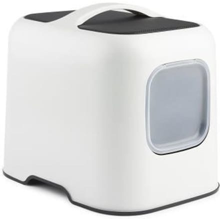 ROTHO - Maison toilette pour chat 51 x 39 x 40 cm - Bac a litiere - Blanc de Gui