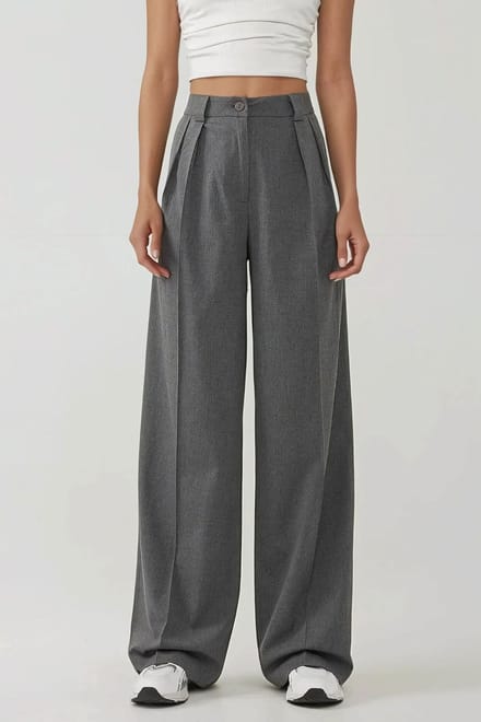Hoge Taille Palazzo Wijd Been Broek