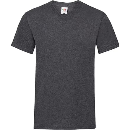 V-hals T-shirt Fruit of the Loom Valueweight