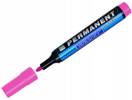 Granit Permanent Marker Waterdicht Fluorescerend Roze 3-4mm