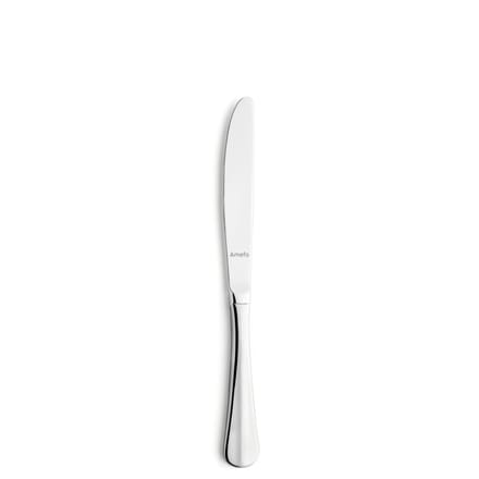 Amefa Baguette - 2-dessertmessen - hoogglans - zilverkleurig