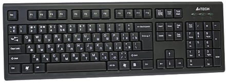 A4tech KR-85 USB QWERTY US Englisch Schwarz Tastatur, A4TKLA19739
