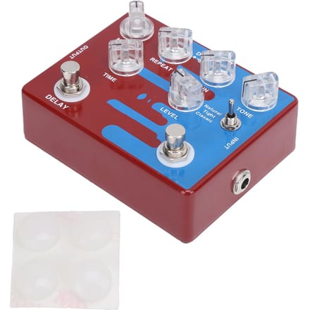 Vervorming Delay Gitaar Effectpedaal Digitaal met 3 Modellen CP‑68 DC9V Muziekaccessoires gray